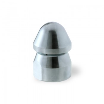 Ugello Testa Tonda Ø45mm da 1" F in Acciaio con inserti Standard