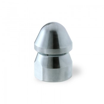 Ugello Testa Tonda Ø60mm da 1" 1/4" F in Acciaio con inserti INOX