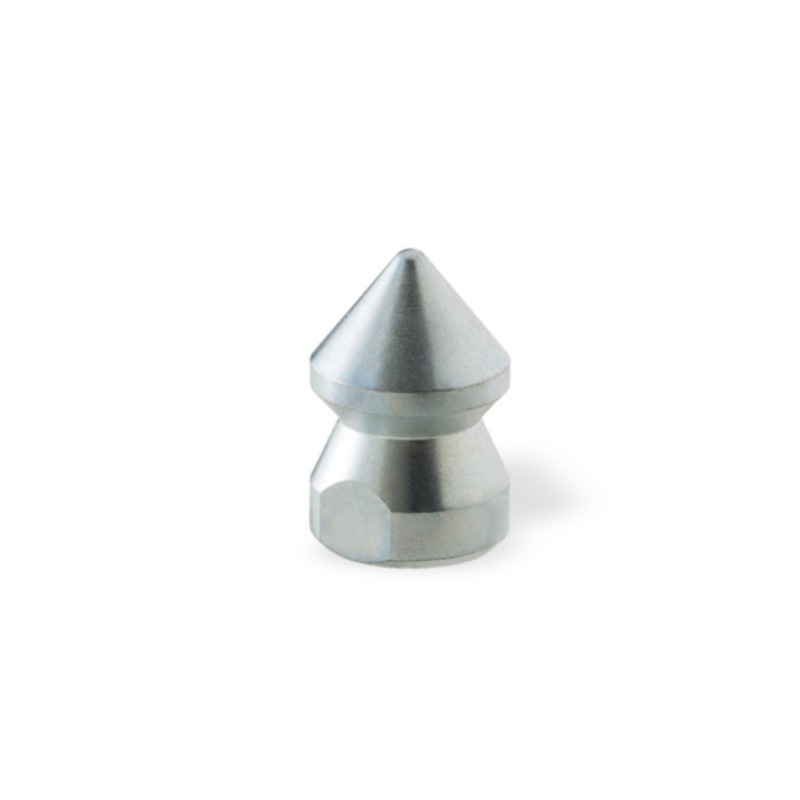 Ugello Testa Conica  Ø18mm da 1/4" in INOX con inserti Standard
