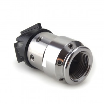 Rotating nozzle with 90 ° opposed jets Ø35mm, 3/8 "F, INOX inserts and Stopper Head