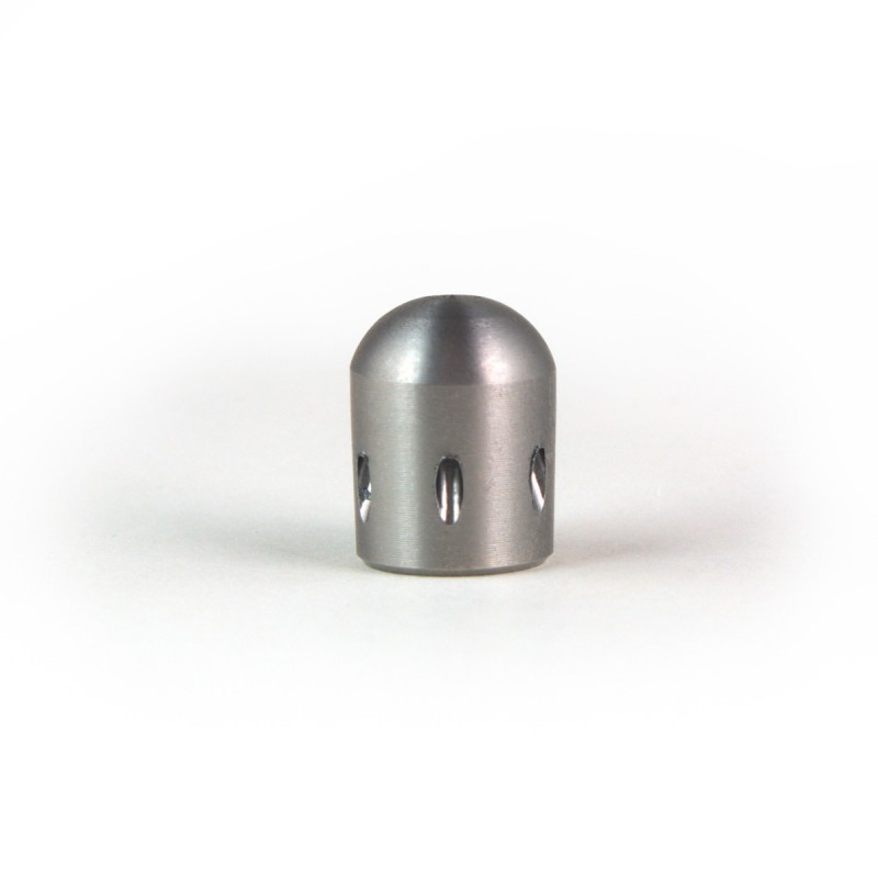 Ugello Testa Tonda Ø14mm da 1/8" in INOX con inserti Standard