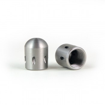 Ugello Testa Tonda Ø14mm da 1/8" in INOX con inserti Standard